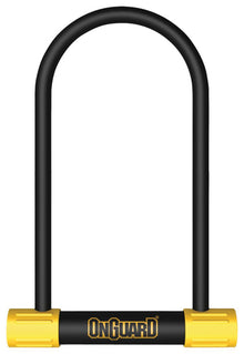 OnGuard BullDog Series U-Lock - 4.5 x 11" Keyed BLK/YLW Includes bracket