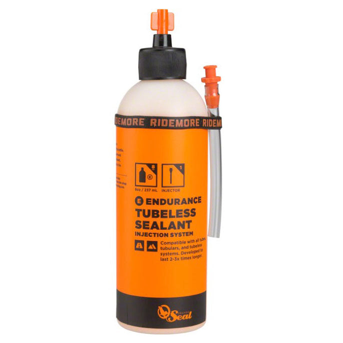 Orange Seal Endurance Tubeless Tire Sealant with Twist Lock Applicator - 8oz