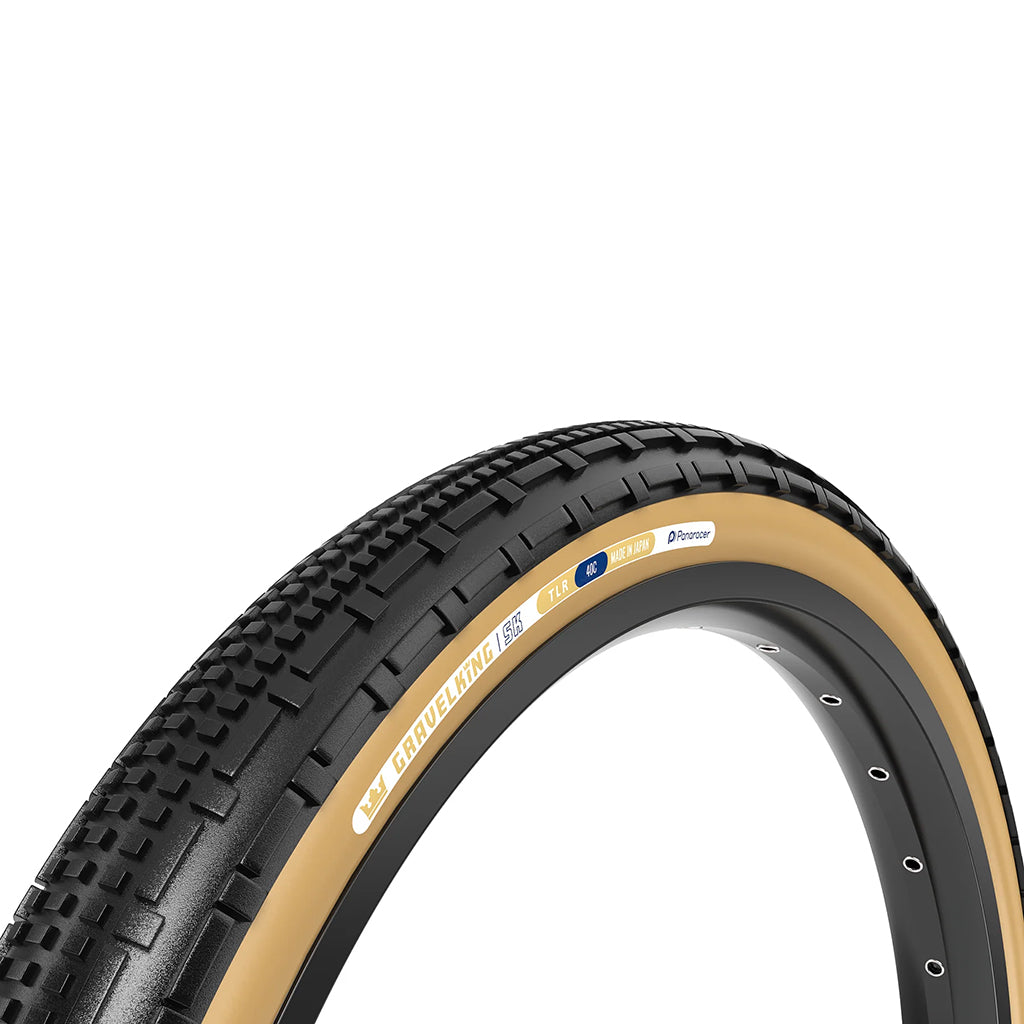 Panaracer GravelKing SK Tire - 650b x 48 / 27.5 x 1.90 Tubeless Folding BLK/Brown