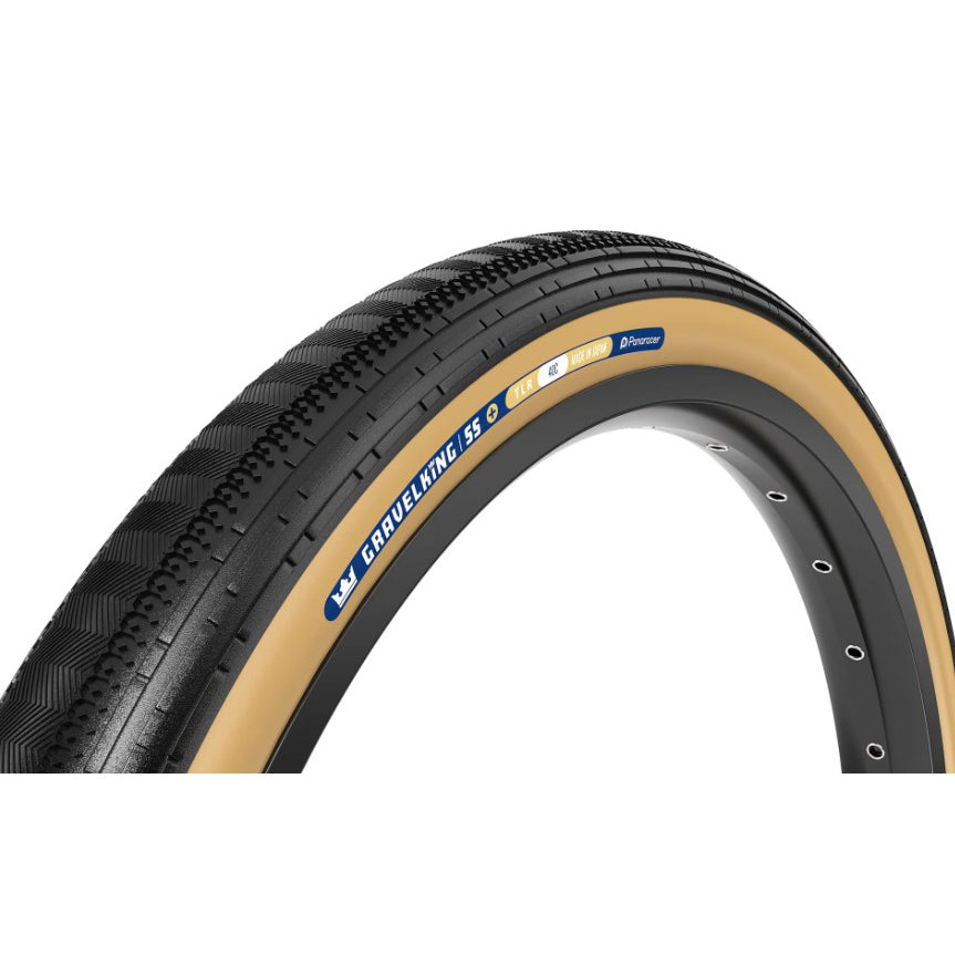 Panaracer GravelKing SS Plus Tire - 700 x 30 Tubeless Folding Black/Brown