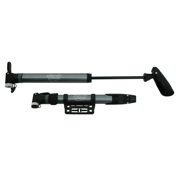 Planet Bike Ozone Aluminum Mini Pump Gray