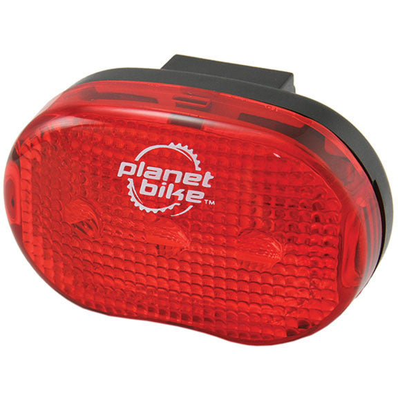 Planet Bike Blinky 3 Taillight: Red/Black