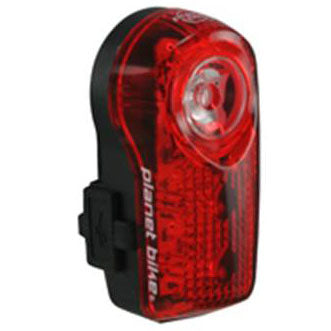 Planet Bike Superflash USB-Rechargeable Tail Light: Red/Black