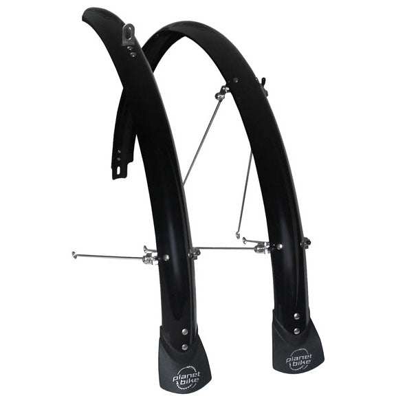 Planet Bike Hardcore 26" x 60 Fender Set: Black (26 x 1.4-1.9)