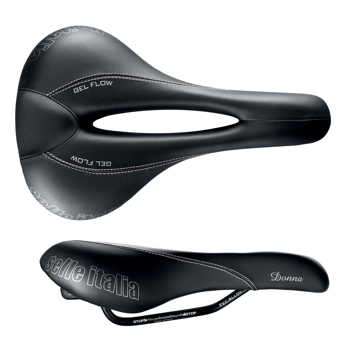 Selle Italia Donna Flow Saddle L2 FEC Rail Black