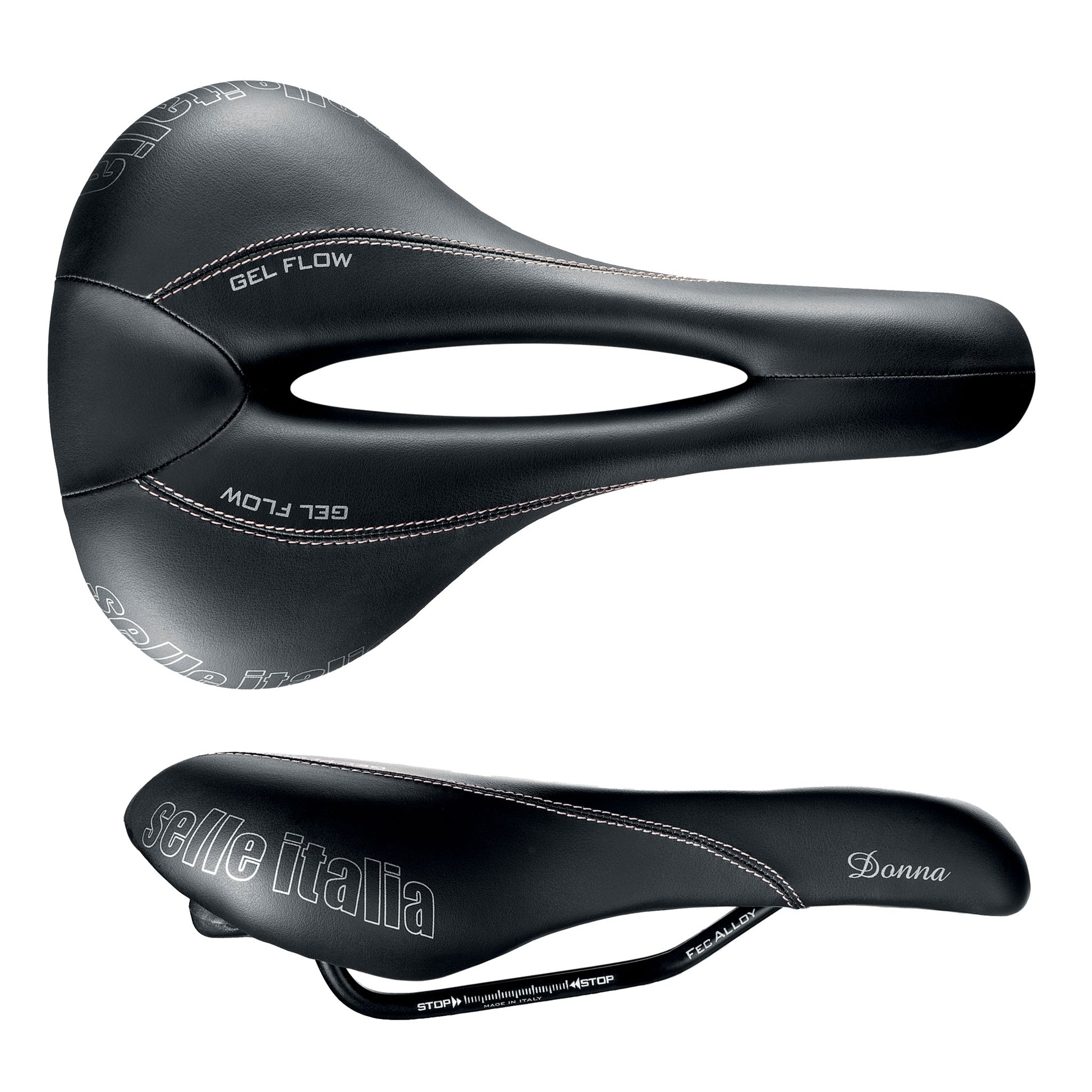 Selle Italia Donna Flow Saddle L2 FEC Rail Black