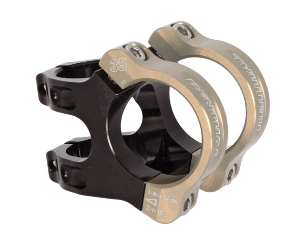 Renthal Apex 35 Stem - 33mm 35 Clamp +/-6 1 1/8" Aluminum Black/Gold