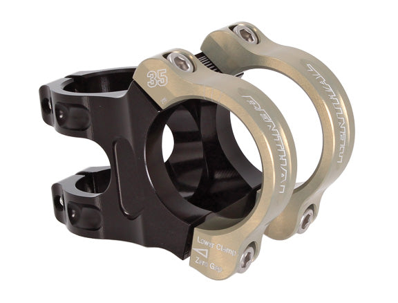 Renthal Apex 35 Stem - 40mm 35 Clamp +/-6 1 1/8" Aluminum Black/Gold