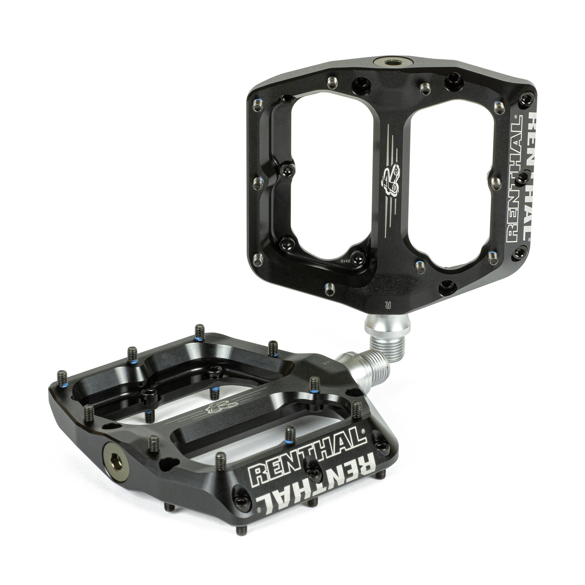 Renthal Revo-F Pedals - Platform 9/16" Black 100 x 104mm