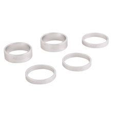 Ritchey Classic Headset Spacers - 1-1/8" 10mm (x2) 5 mm (x3) Silver