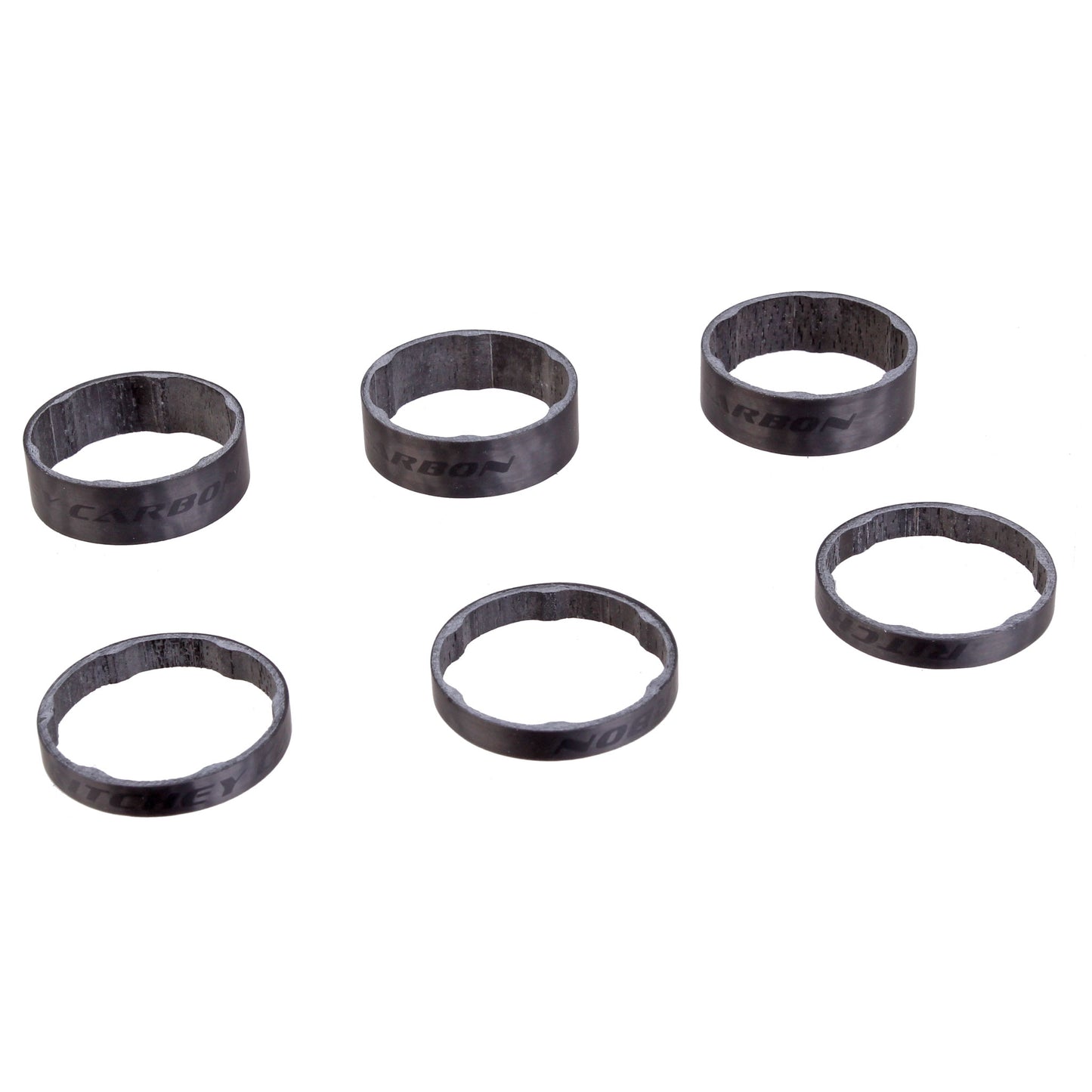 Ritchey WCS Headset Stack Spacer - 1-1/8" 3x5mm 3x10mm Carbon Matte BLK