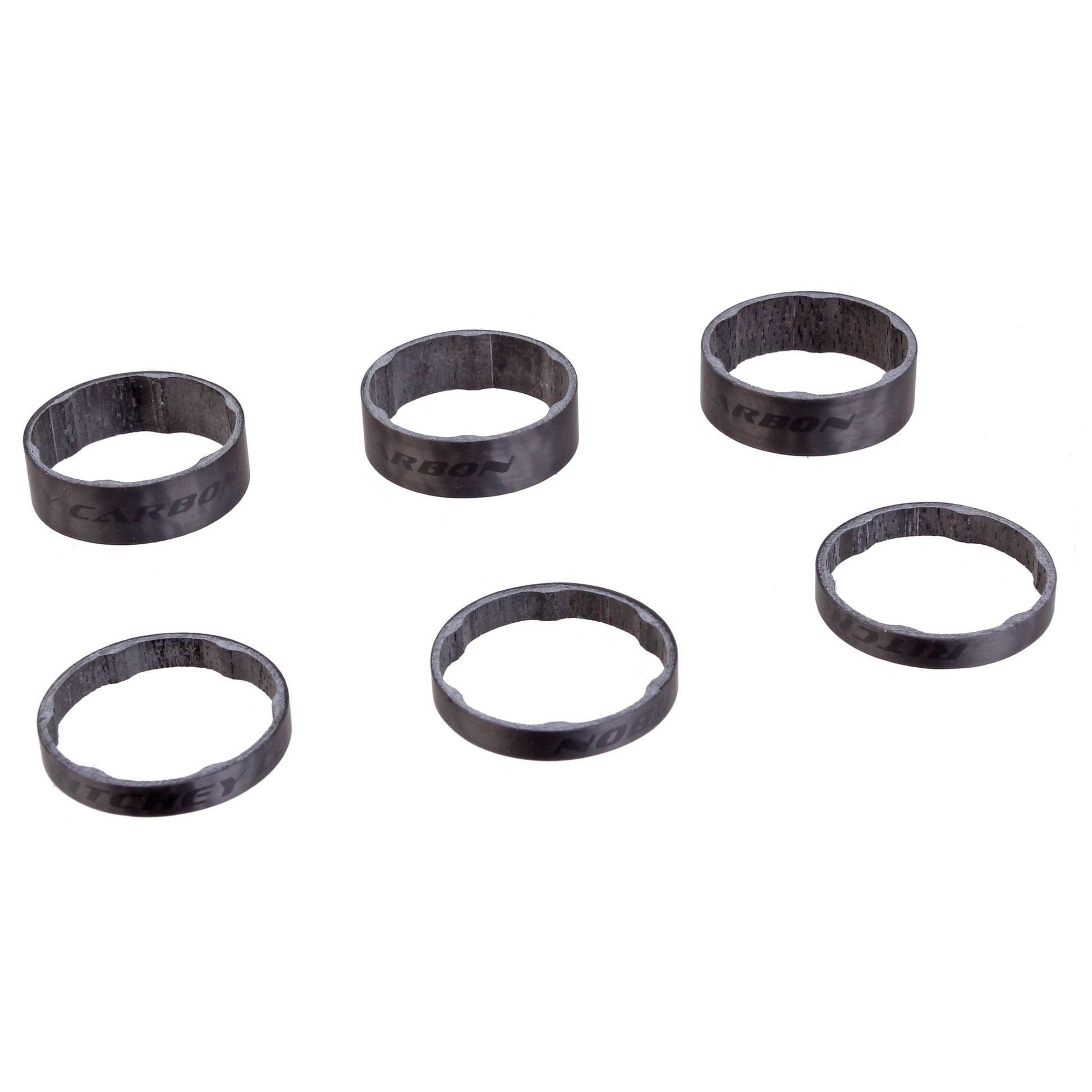 Ritchey WCS Headset Stack Spacer - 1-1/8" 3x5mm 3x10mm Carbon Matte BLK