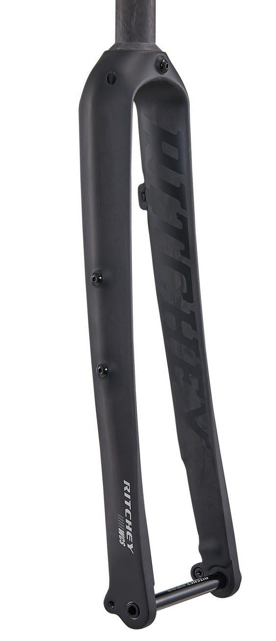 Ritchey WCS Carbon Brevet Road Fork - 700 12 x 100mm Thru-Axle Straight Steerer Flat Mount Matte Carbon