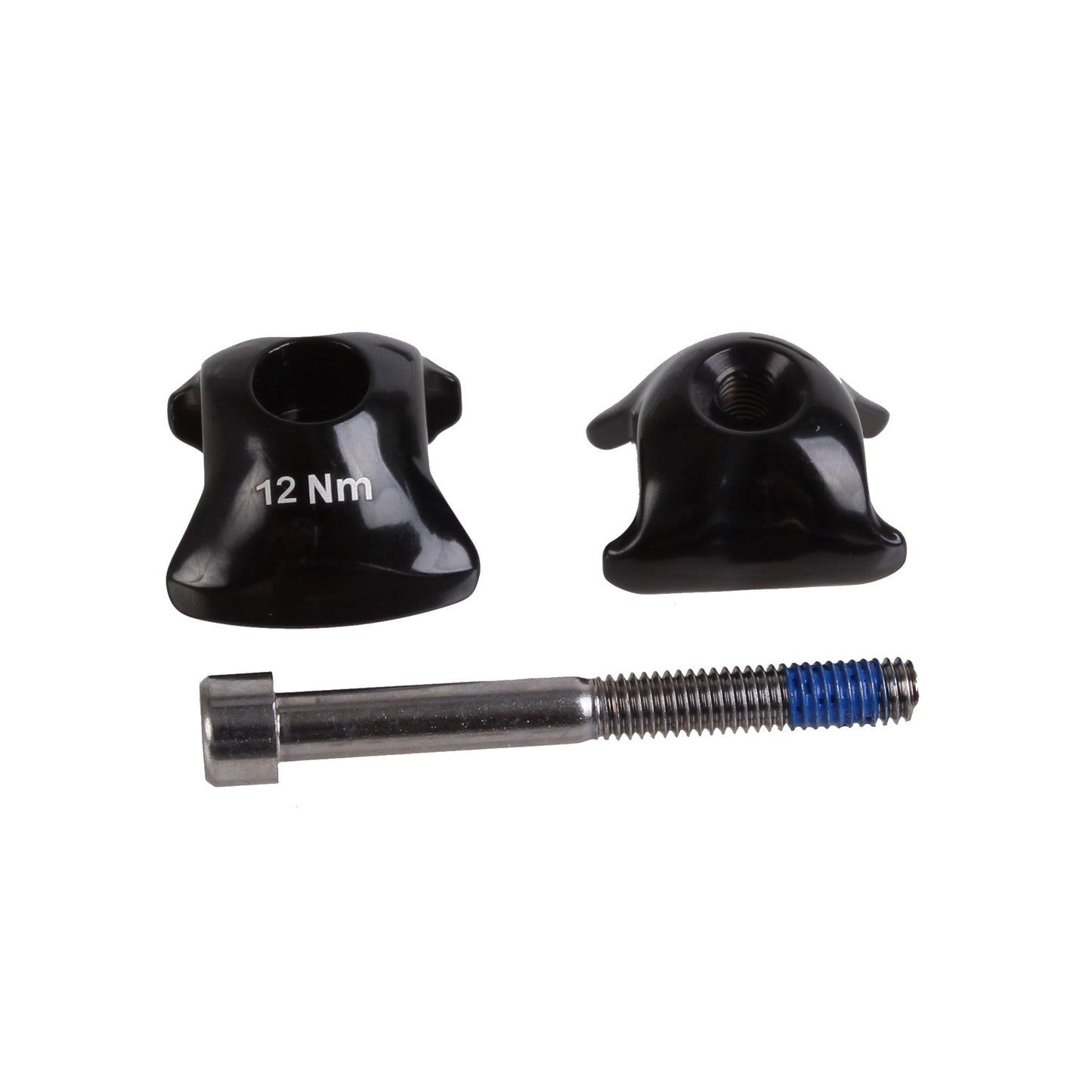 Ritchey WCS 1-Bolt Seatpost Saddle Rail Clamp - Outer Plates For Alloy Posts 7 x 7mm Rails BLK