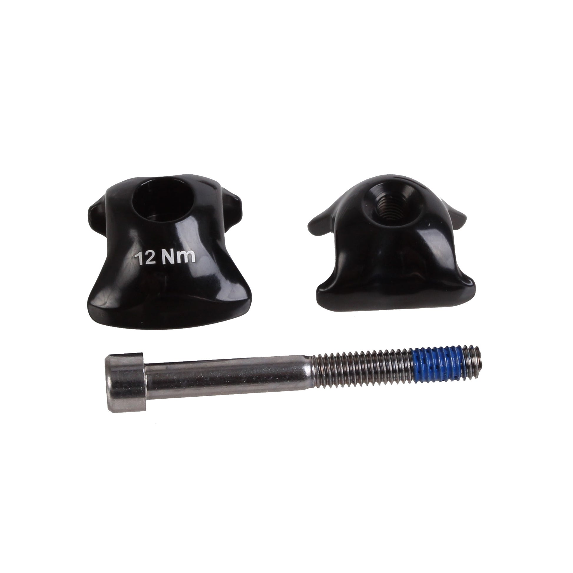 Ritchey WCS 1-Bolt Seatpost Saddle Rail Clamp - Outer Plates For Alloy Posts 7 x 7mm Rails BLK