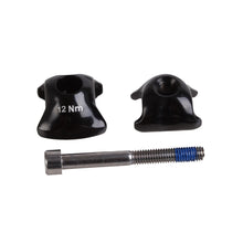 Ritchey WCS 1-Bolt Seatpost Saddle Rail Clamp - Outer Plates For Alloy Posts 7 x 7mm Rails BLK