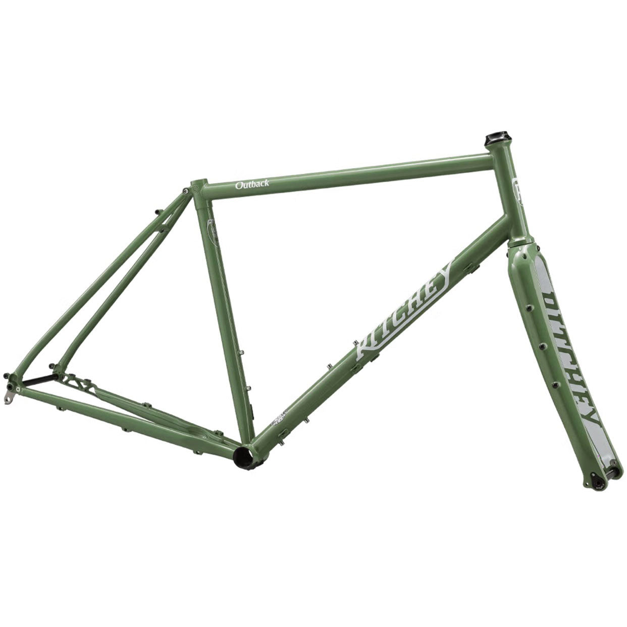 Ritchey Outback Frameset - 700c/650b Steel Winter Sage Small