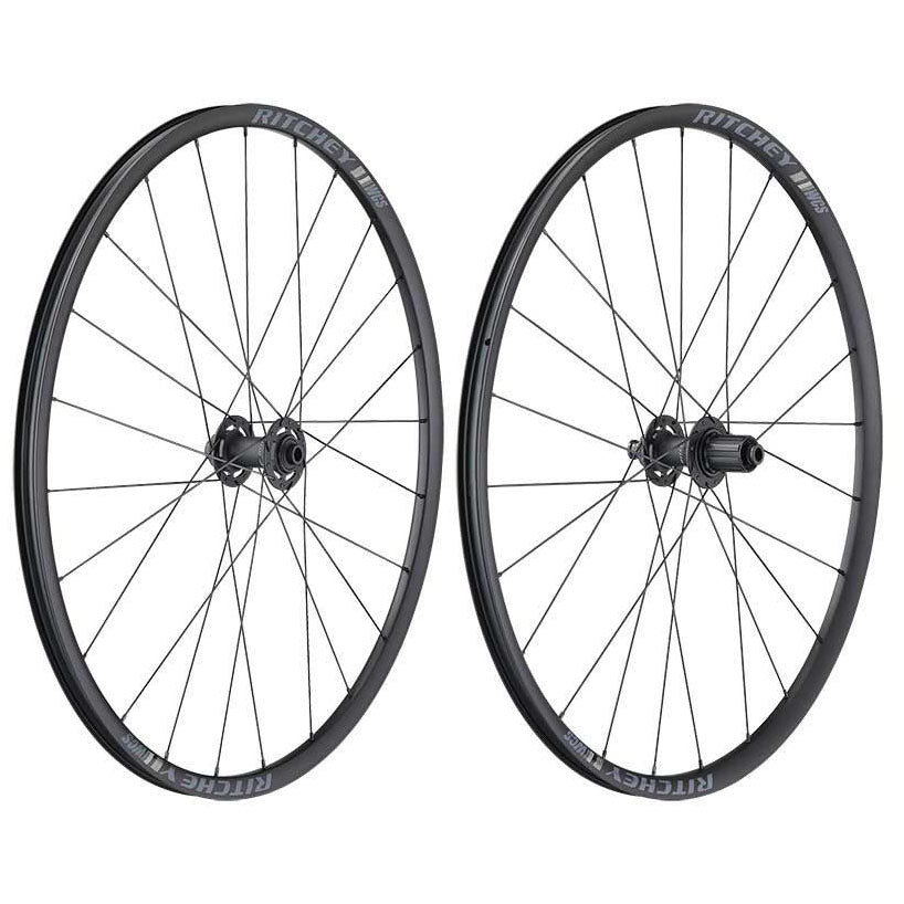Ritchey WCS Zeta Wheelset - 700c 12 x 100mm/12 x 142mm Center-Lock Micro Spline BLK