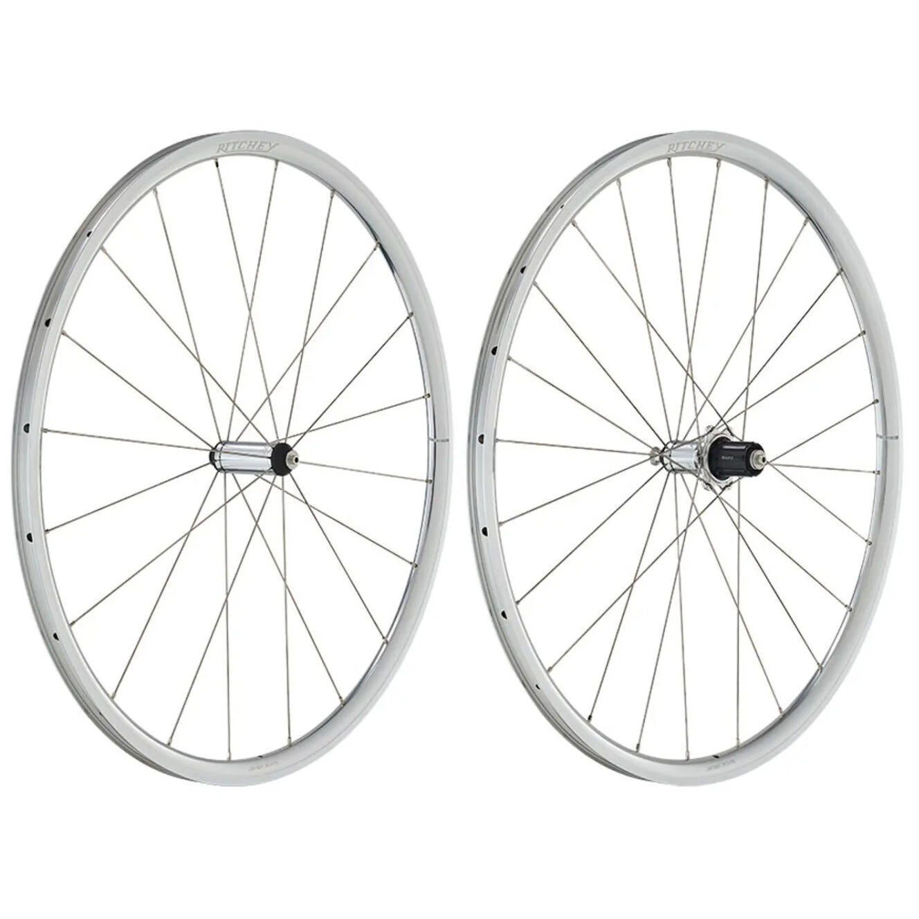 Ritchey Classic Zeta Wheelset - 700 QR x 100/130mm Rim Brake HG 11 Road Silver