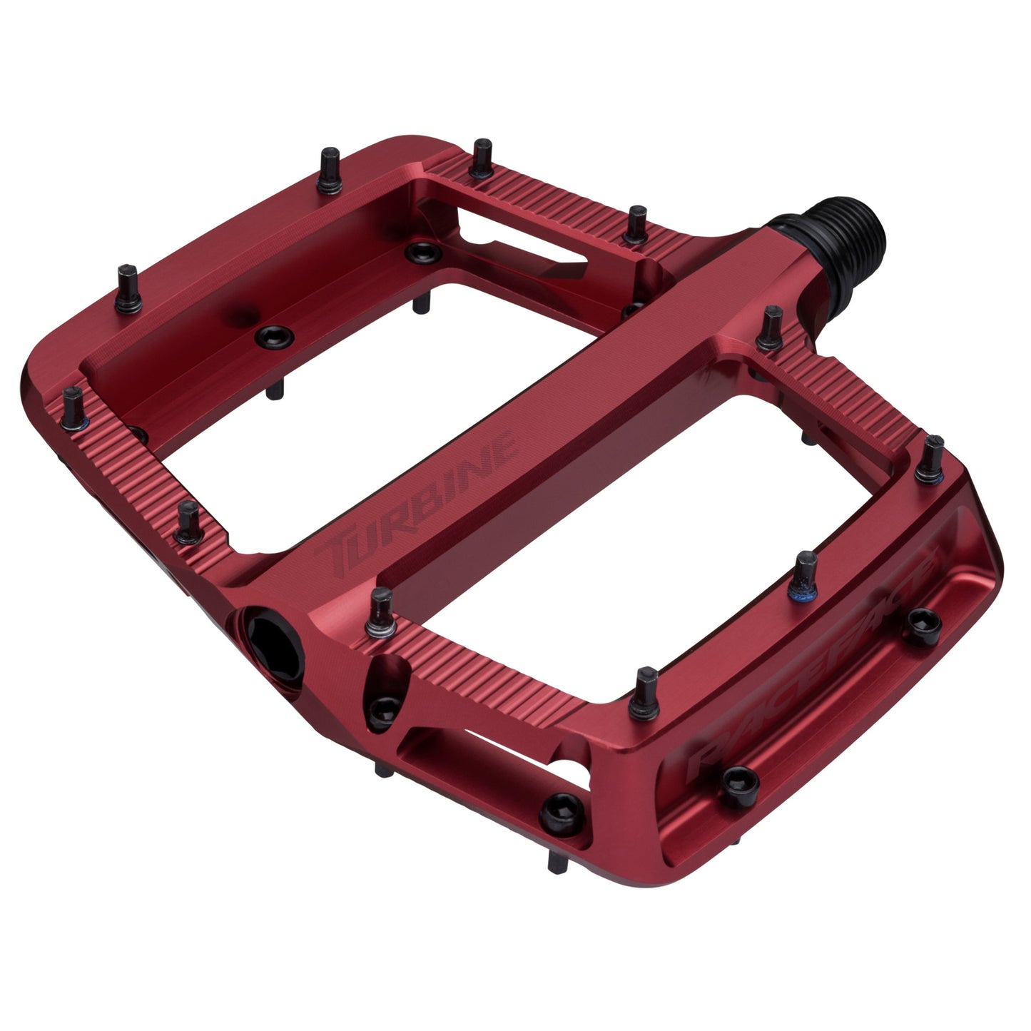 RaceFace Turbine Pedals - Platform Aluminum 9/16" Red
