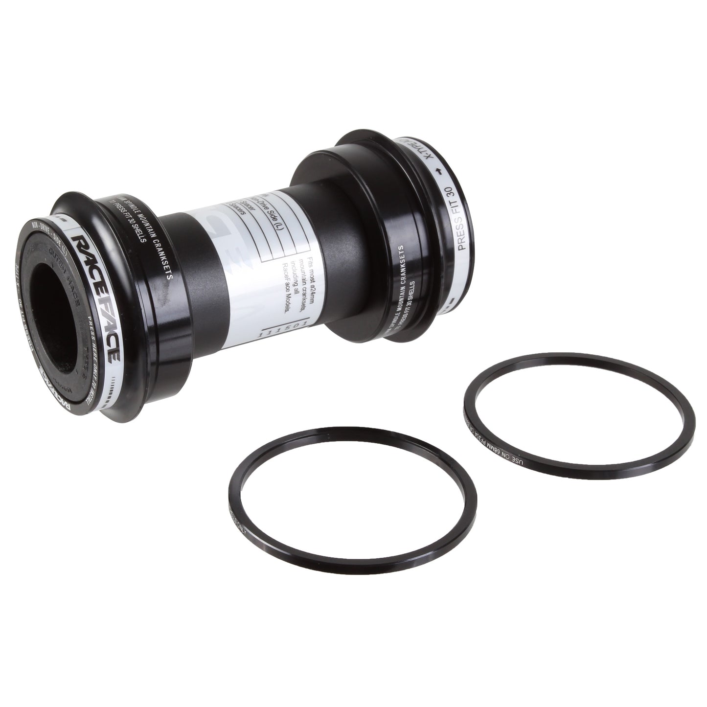 RaceFace EXI PF30 Bottom Bracket: 46mm ID x 73mm Shell x 24mm Spindle