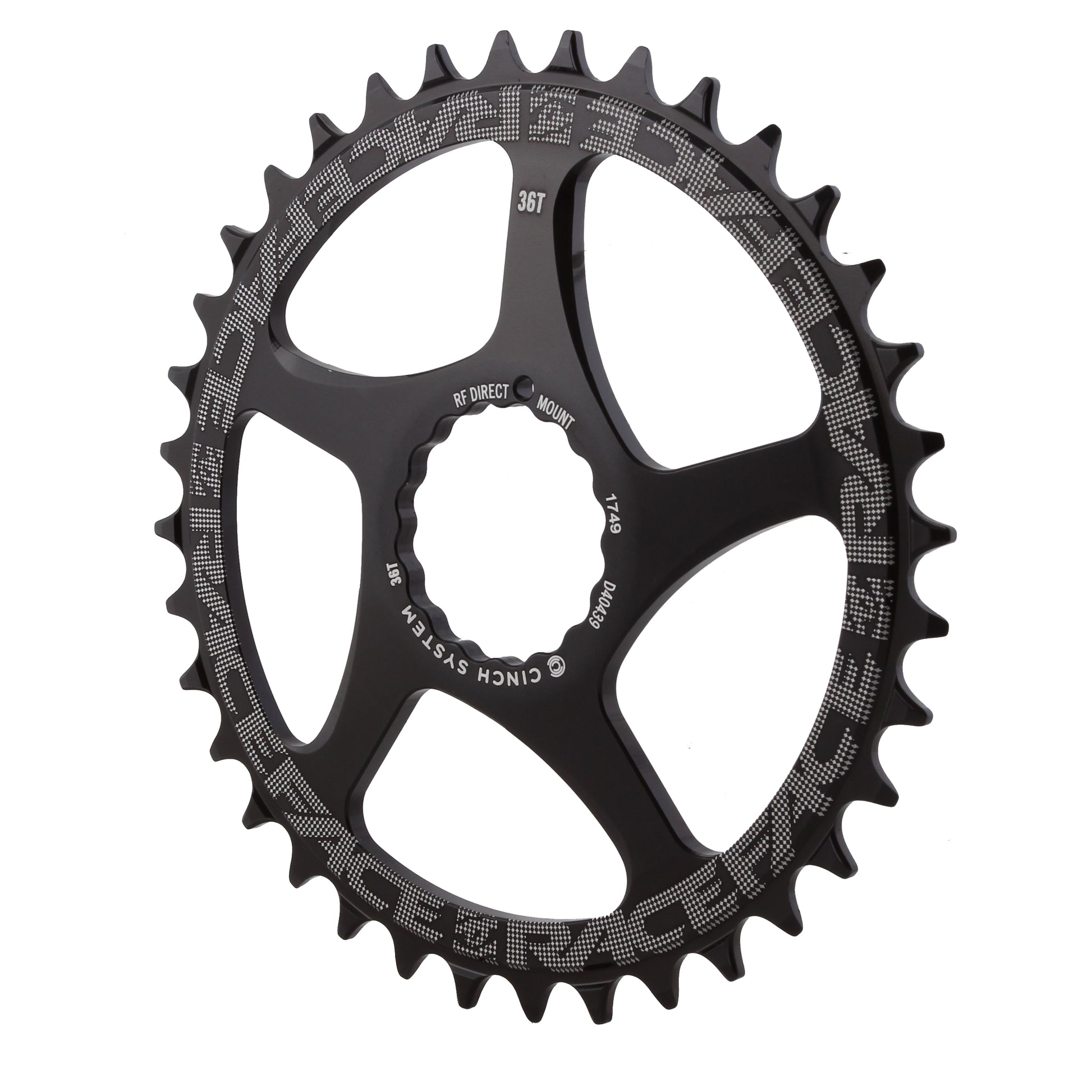 RaceFace Narrow Wide Chainring: Direct Mount CINCH 36t Black