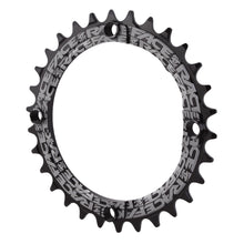 RaceFace Narrow Wide Chainring: 104mm BCD 30t Black