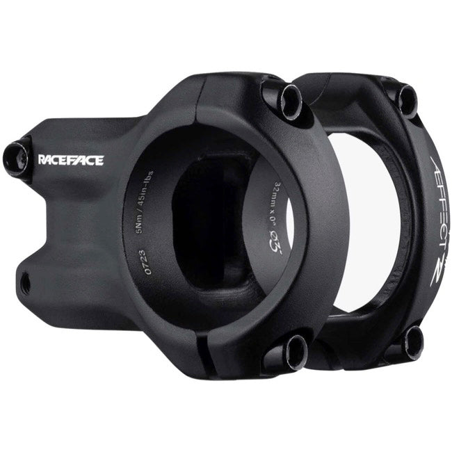 RaceFace Aeffect R Stem - 32mm 35 mm Clamp +/-0 1 1/8" Aluminum Black