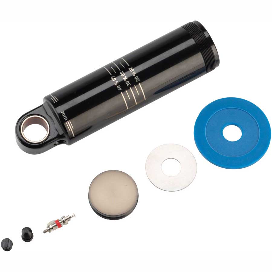 RockShox Rear Shock Damper Body IFP - Standard Eyelet 57.5mm stroke 65mm plus 7.5mm Travel Spacer Deluxe A1 Super Deluxe A1 Fast B