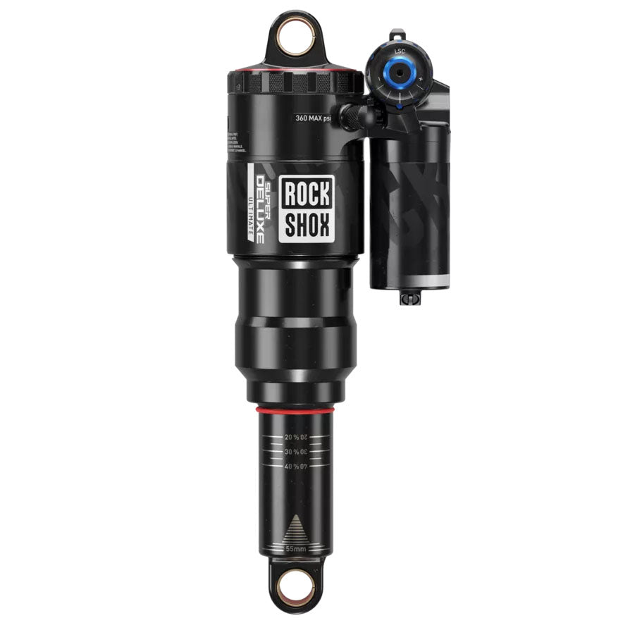 RockShox Super Deluxe Ultimate RC2T Rear Shock - 230 x 60 mm Linear Air 0 Neg/2 Pos Token Reb 55 / Comp 30 L/O4 C2