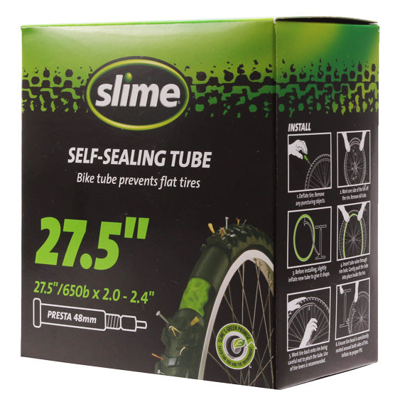 Slime Self-Sealing Tube - 27.5  x 2 - 2.4 48mm Presta Valve