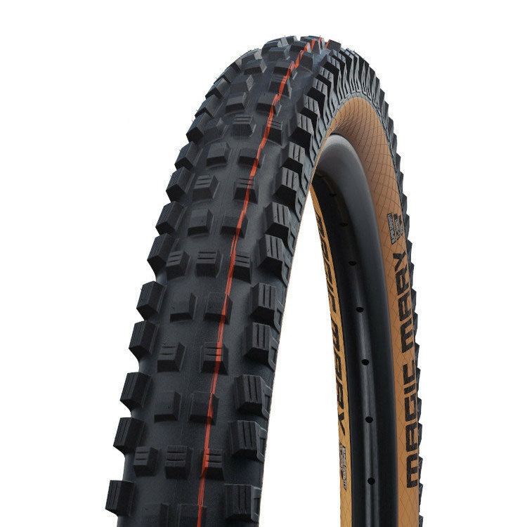 Schwalbe Magic Mary Tire - 29 x 2.4 Tubeless Folding BLK/Bronze Evolution Line Super Gravity Addix Soft