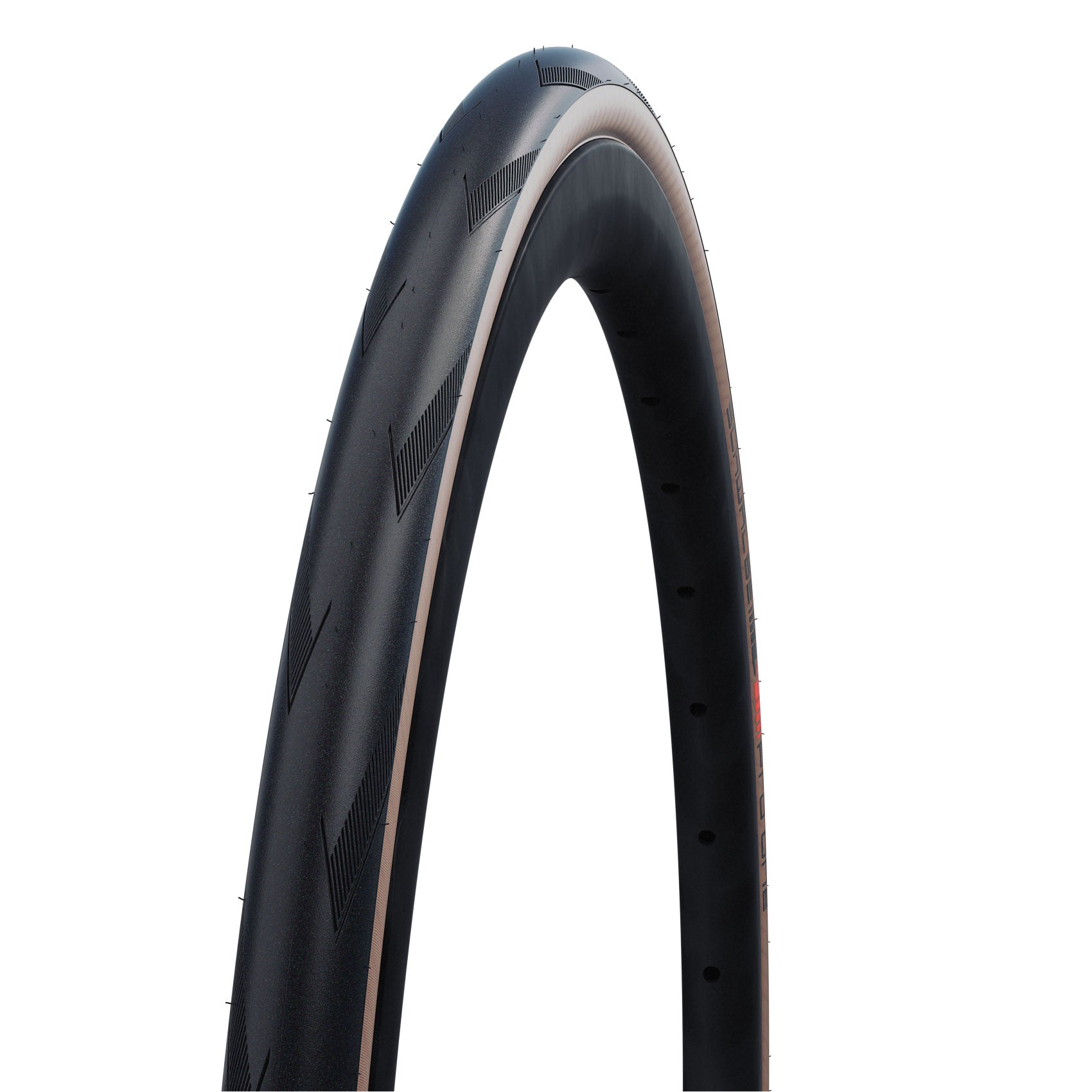 Schwalbe Pro One Tire - 700 x 30 Tubeless Folding BLK/Transparent Evolution Super Race Addix Race V-Guard