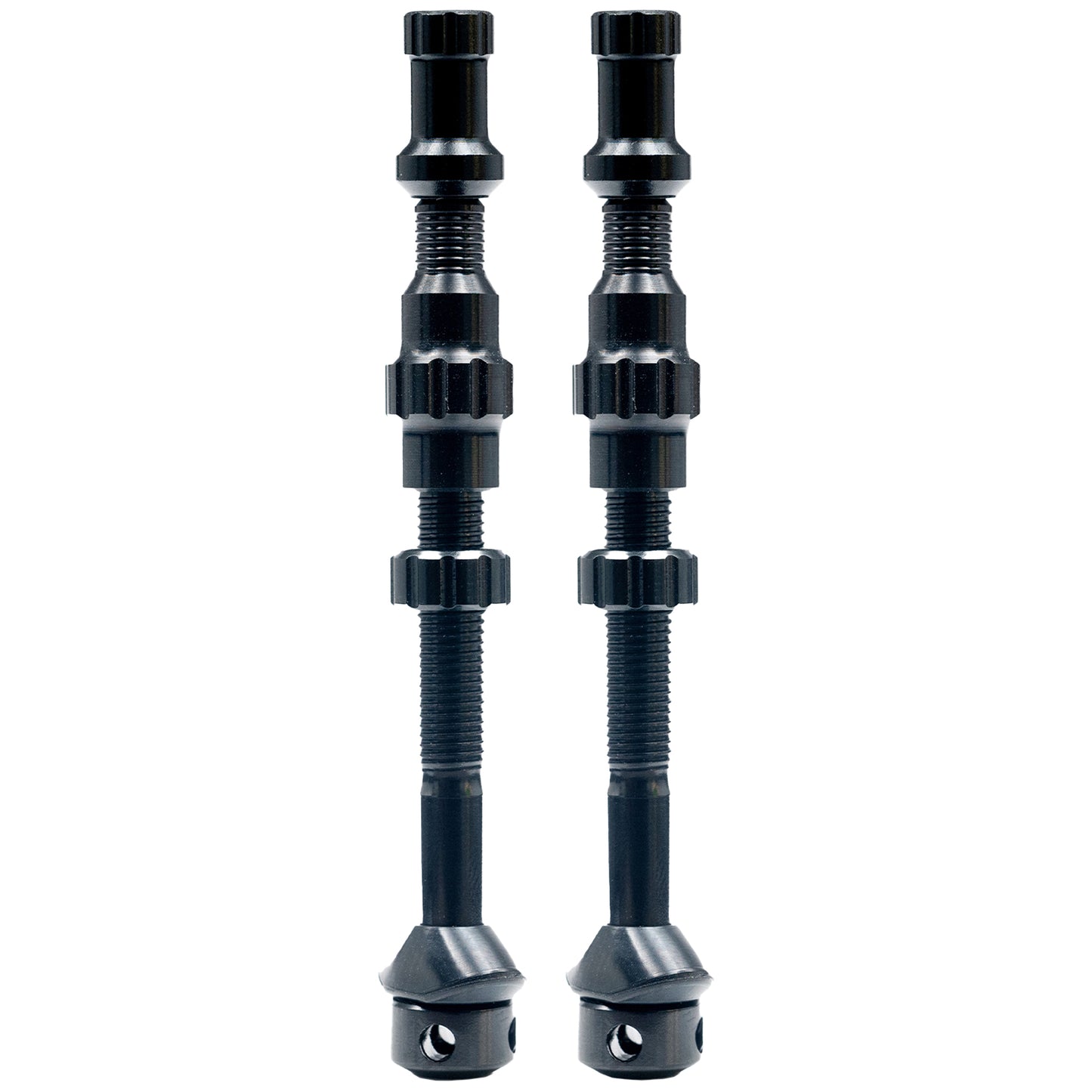 Stan's Tubeless Exo-Core Valve Stems - Alloy Tall Black Pair