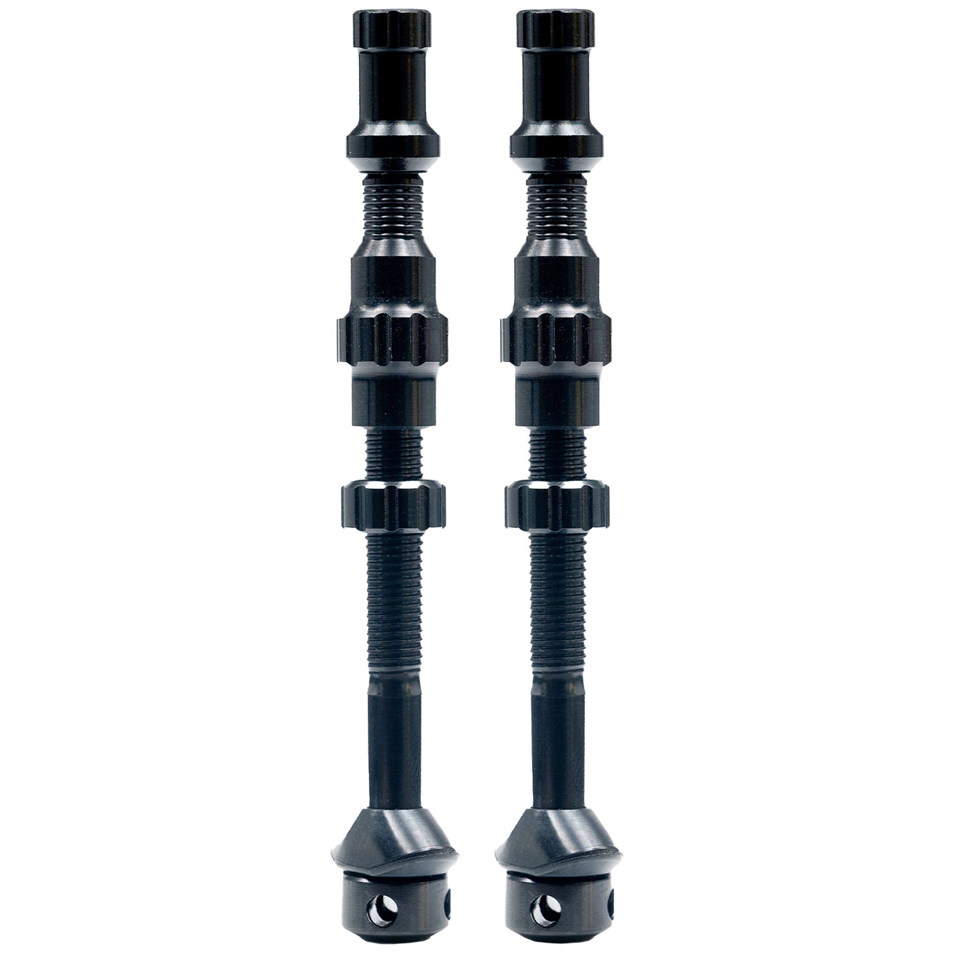Stan's Tubeless Exo-Core Valve Stems - Alloy Tall Black Pair