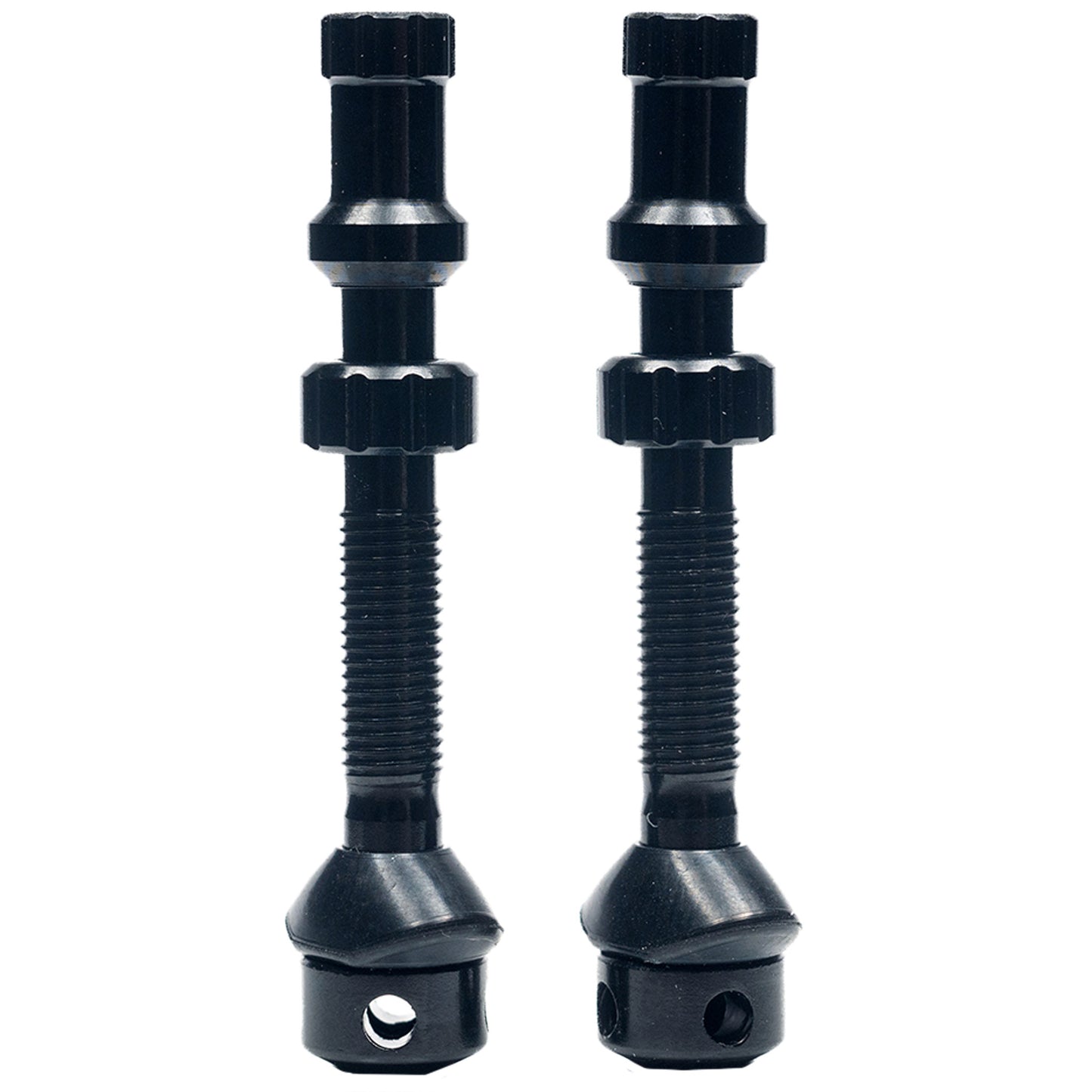 Stan's Tubeless Universal+ Valve Stems - Alloy Regular Black Pair