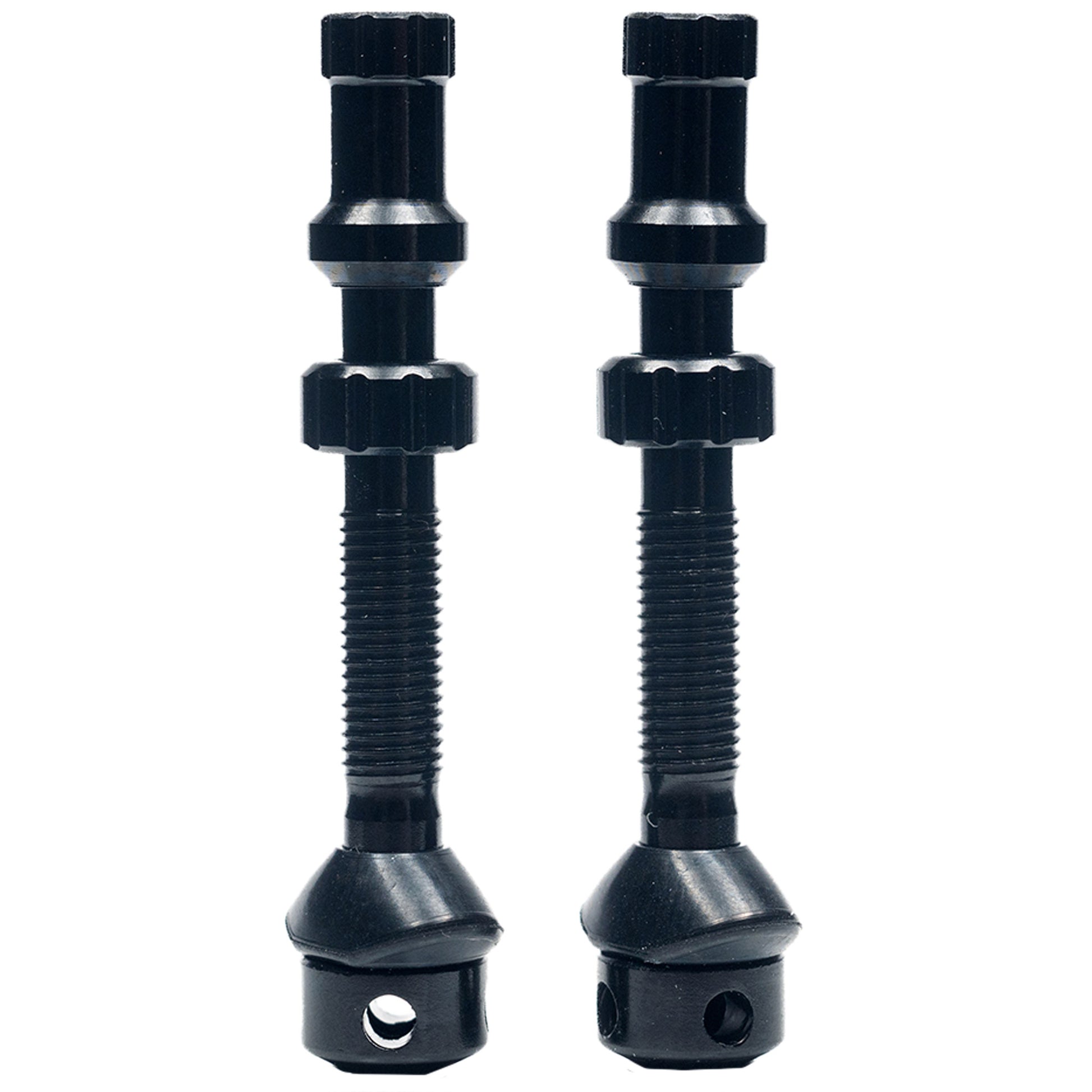 Stan's Tubeless Universal+ Valve Stems - Alloy Regular Black Pair