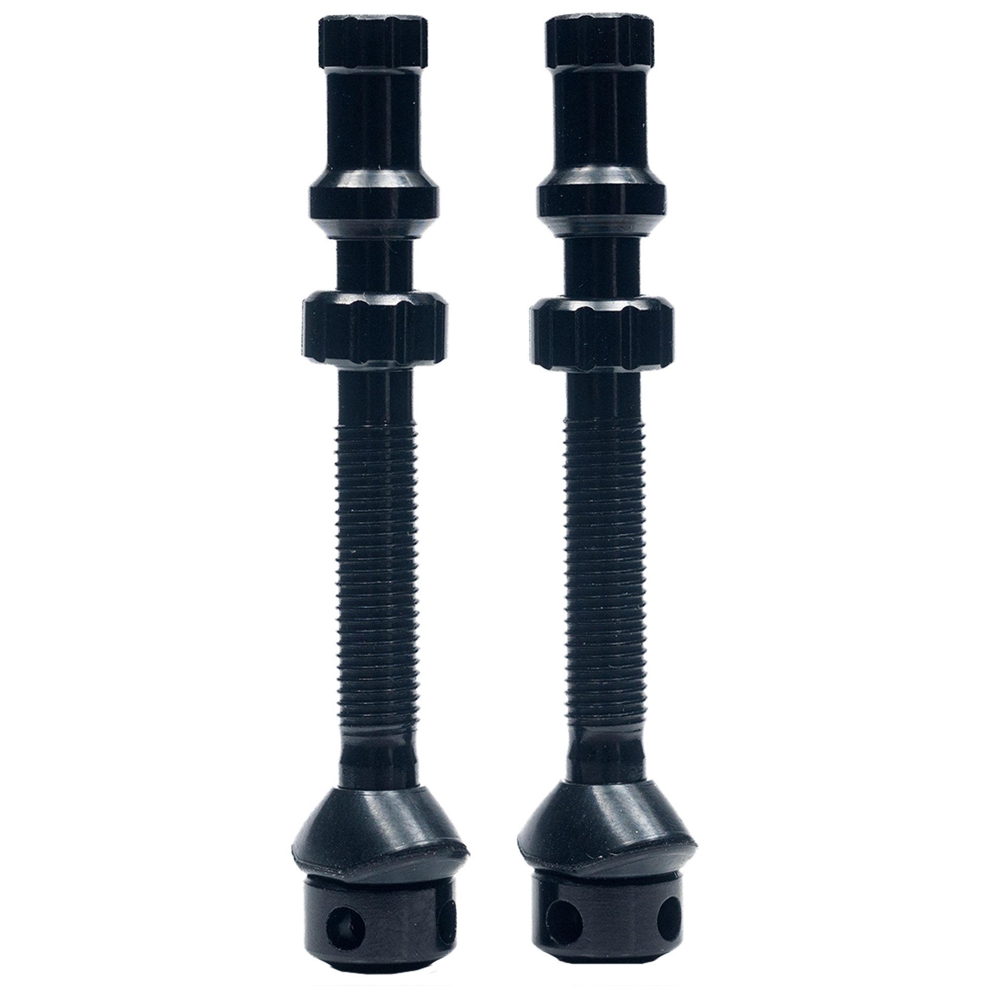 Stan's Tubeless Universal+ Valve Stems - Alloy Medium Black Pair