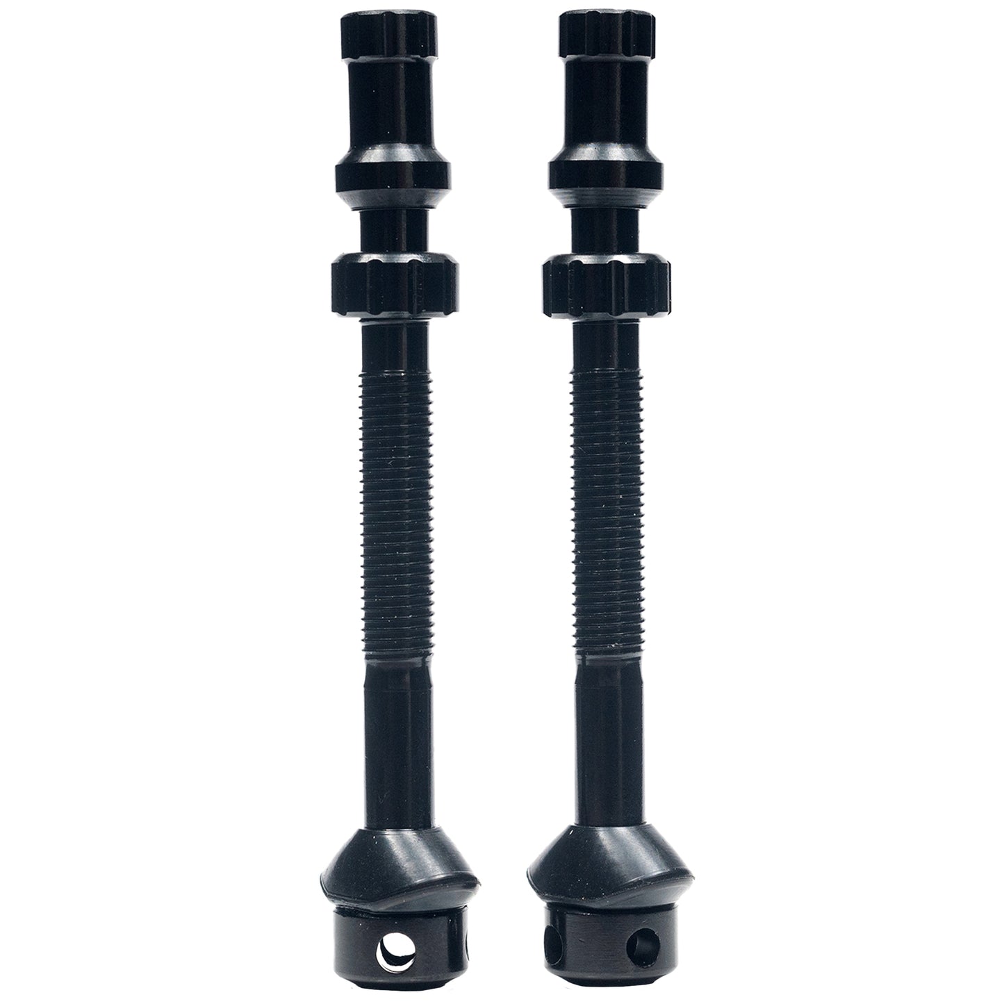 Stan's Tubeless Universal+ Valve Stems - Alloy Tall Black Pair