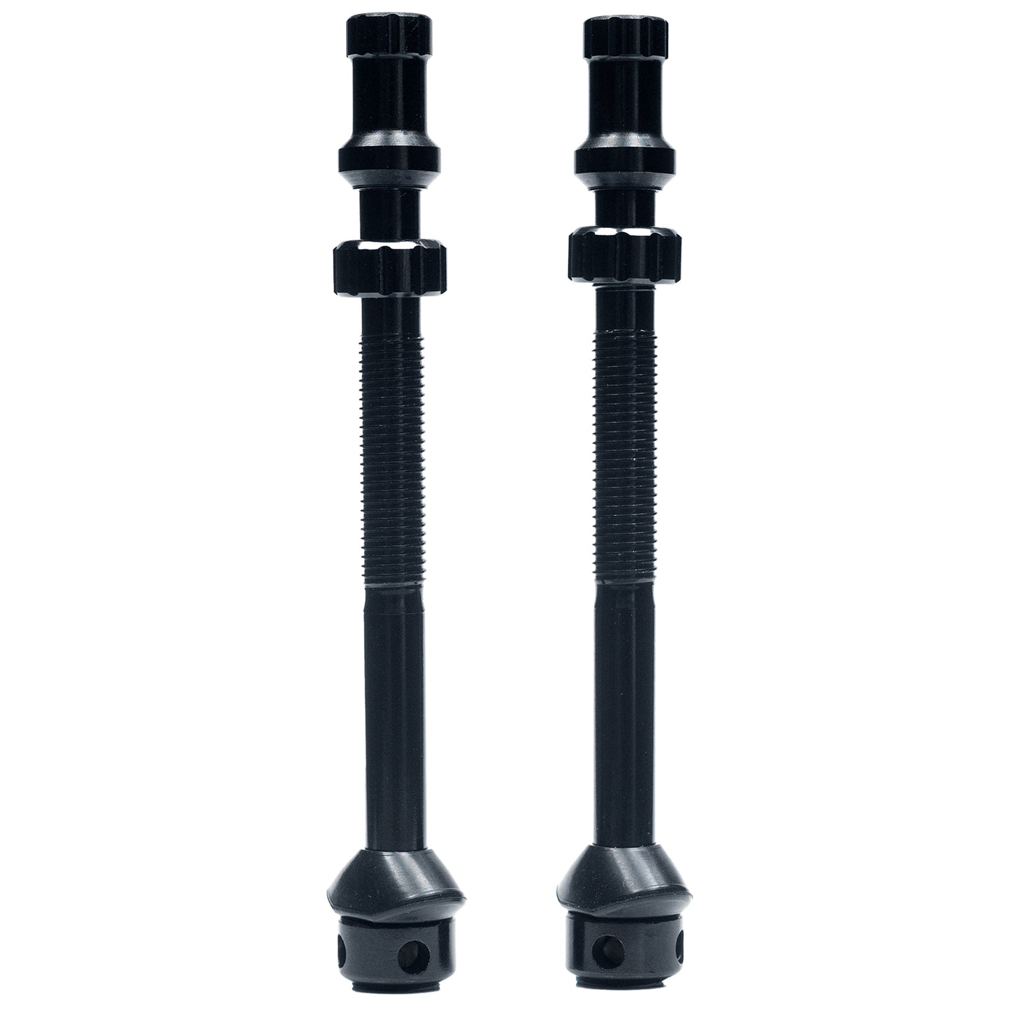 Stan's Tubeless Universal+ Valve Stems - Alloy Extra Tall Black Pair