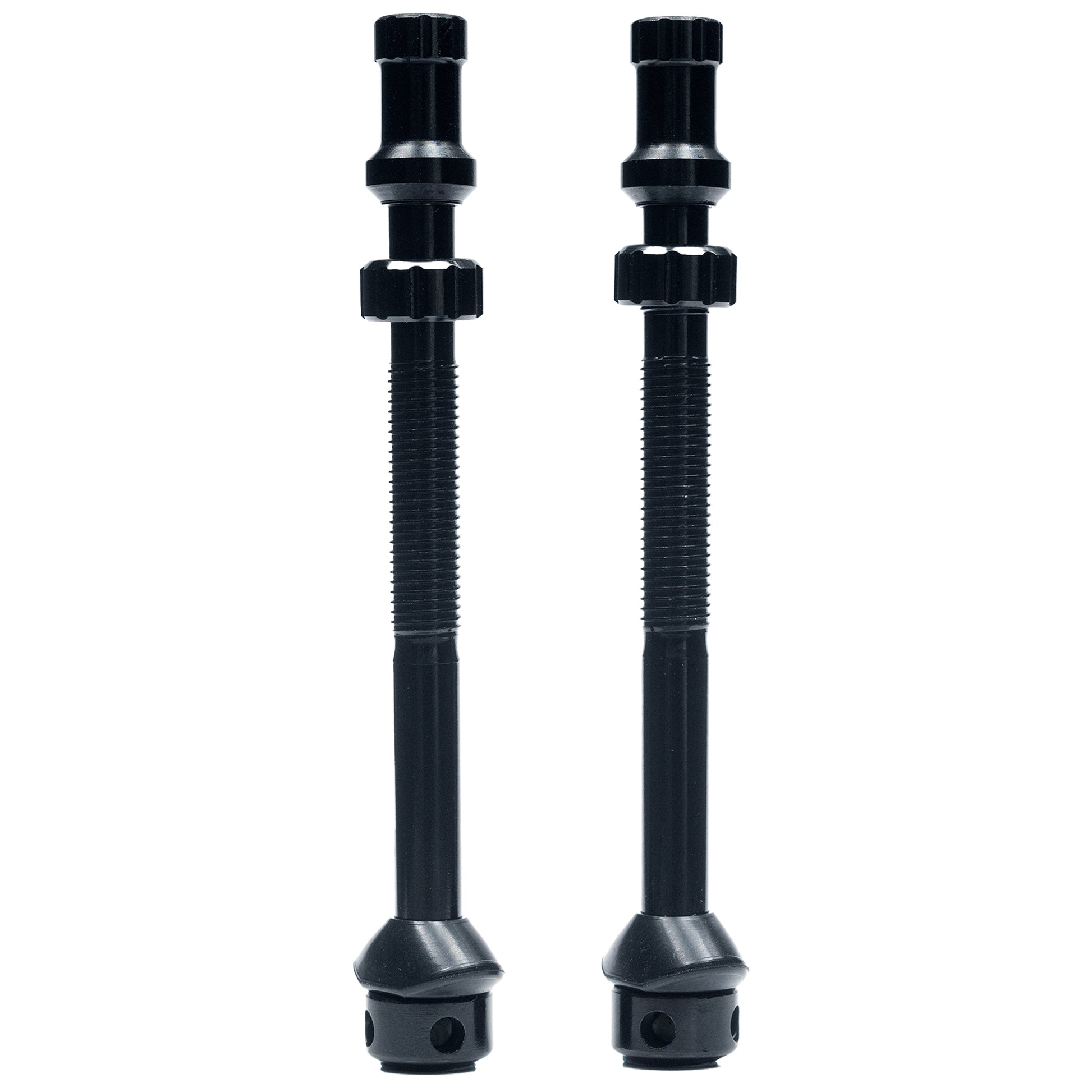Stan's Tubeless Universal+ Valve Stems - Alloy Extra Tall Black Pair