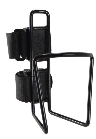 TwoFish QuickCage 40oz Water Bottle Cage Vinyl Coated BLK No Bottle Included