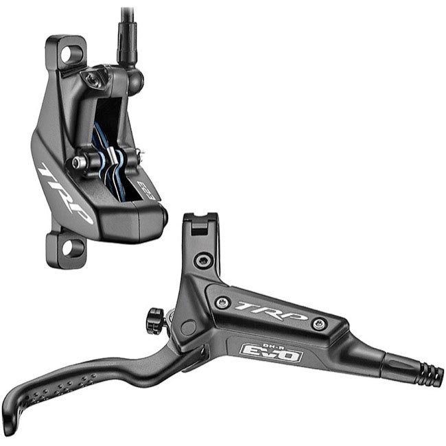 TRP DH-R EVO HD-M846 Disc Brake Lever - Rear Hydraulic 4-Piston Post Mount BLK