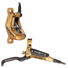 TRP DH-R EVO HD-M846 Disc Brake and Lever - Rear Hydraulic Post Mount Gold