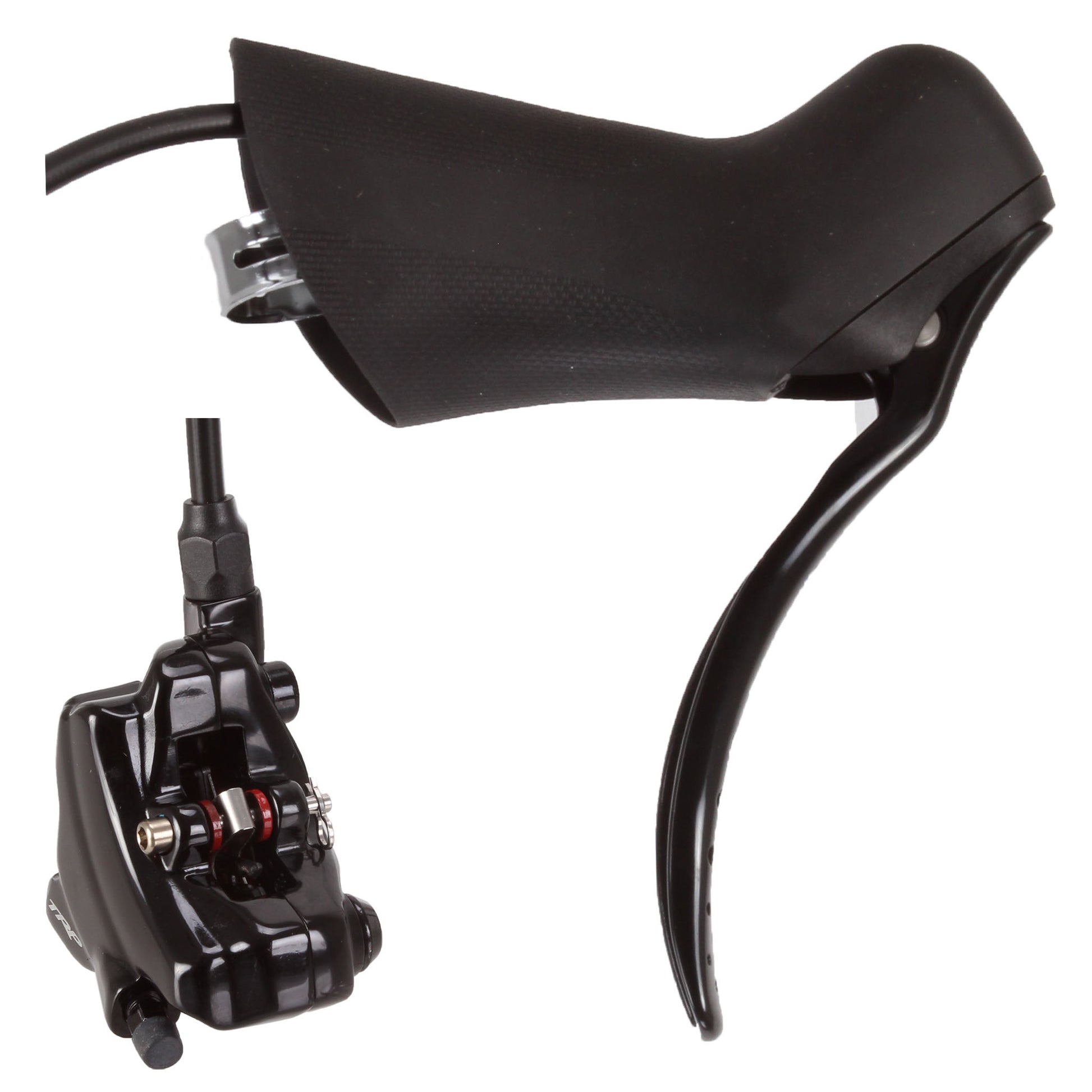 TRP Hylex RS Disc Brake Lever - Front Hydraulic 2-Piston Flat Mount BLK