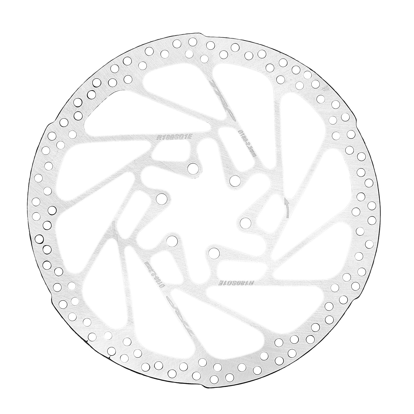 TRP R1 Disc Brake Rotor - 180mm 6-Bolt 2.3mm Rust Blocker Treatment Silver