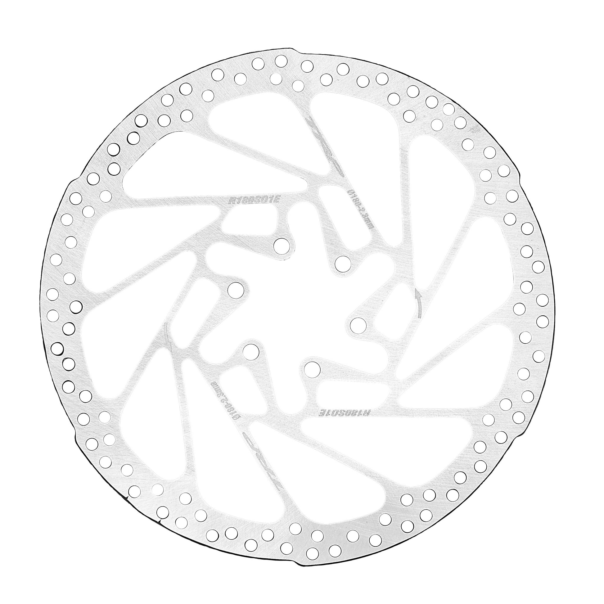 TRP R1 Disc Brake Rotor - 180mm 6-Bolt 2.3mm Rust Blocker Treatment Silver