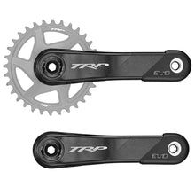 TRP CK-9050 EVO Crankset - 165mm 12-Speed For 68/73mm Frame BB DM CINCH Chainring Interface 30mm Spindle Carbon BLK/Silver