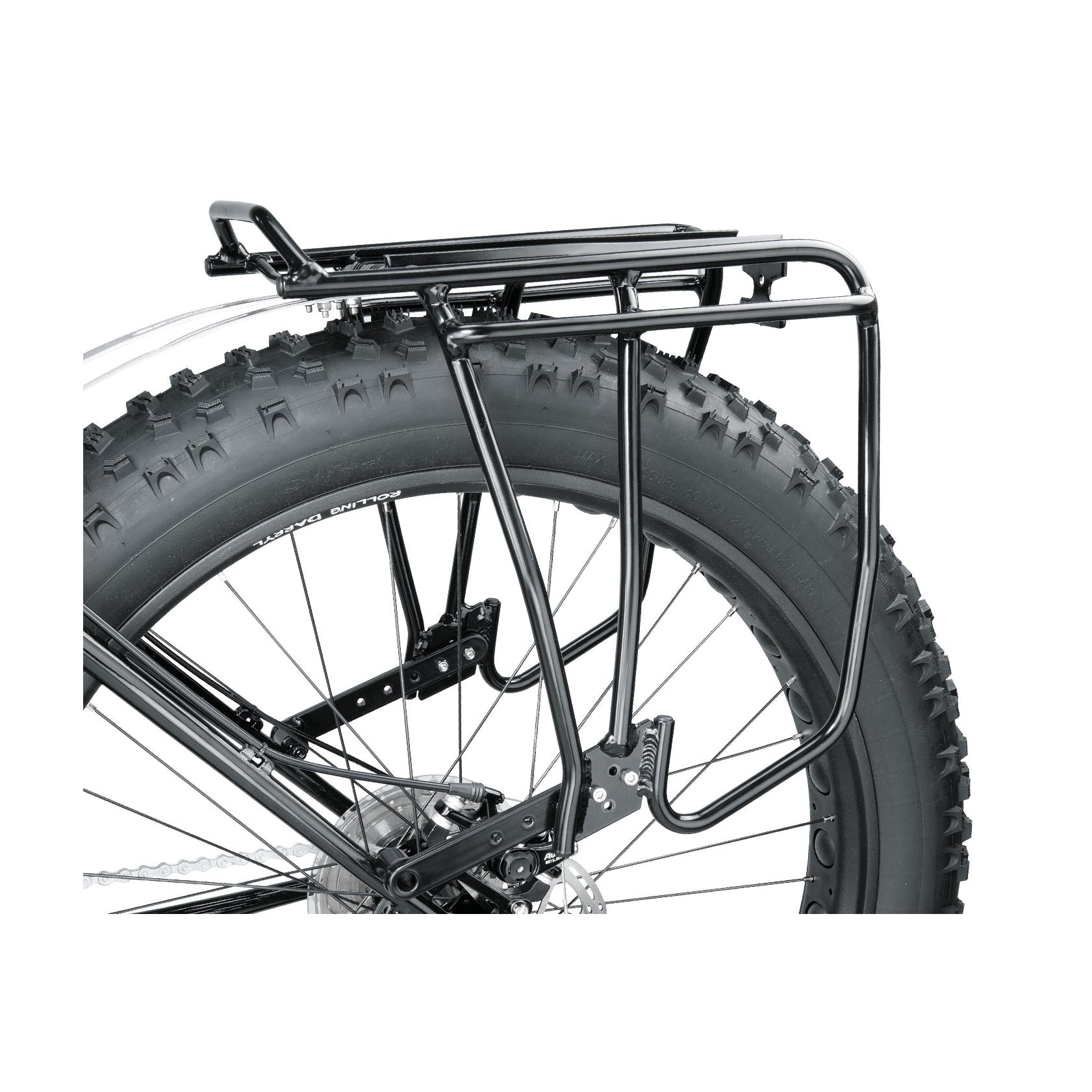 Topeak Uni Super Tourist Fat Disc Rear Rack - Fits 24-26" Fat Tires  MTX 2.0 BLK