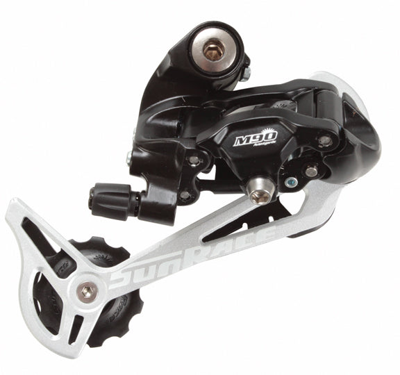 SunRace M97 Rear Derailleur - 9-Speed Long Cage Black